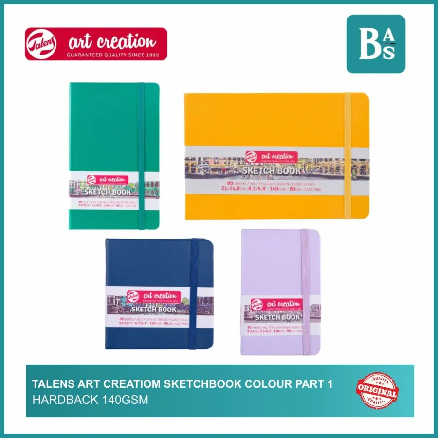 17. Talens Art Creation Hardback Sketch Book Colour 140gsm Part 1/2