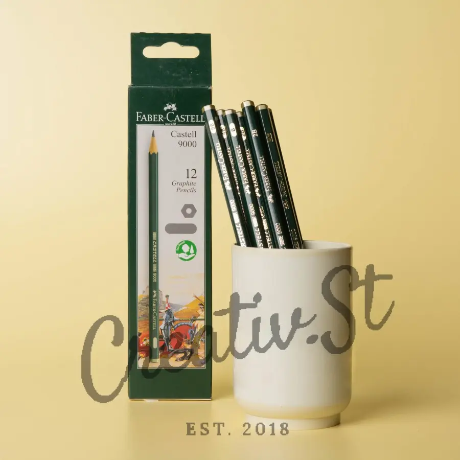 6. Pensil Faber Castell 2B B 3B 4B 5B 6B 7B 8B HB H F 2H 3H 4H 5H 6H