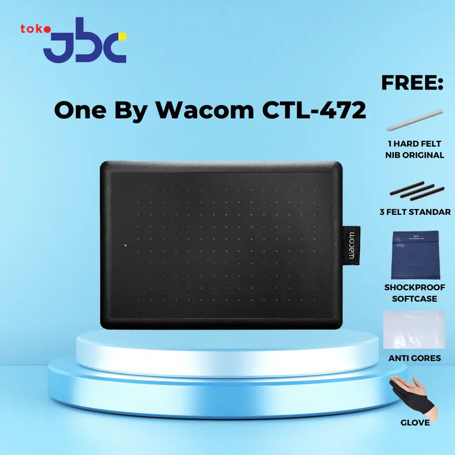 2. Wacom One by CTL-472/K0-CX Creative Pen Tablet