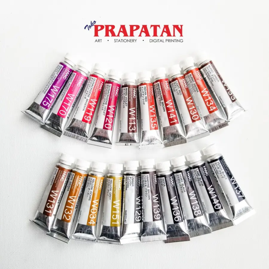 10. Holbein Artists Watercolor 5ml Violet/Brown Collection