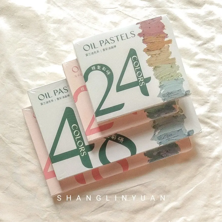 11. JIESO scented soft oil pastel 24 48 colors