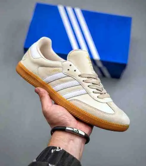 13. Adidas Samba Vegan Cloud White Gum Original Quality
