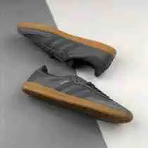14. ADIDAS SAMBA VEGAN GREY GUM Original BNIB Full Tag Barcode