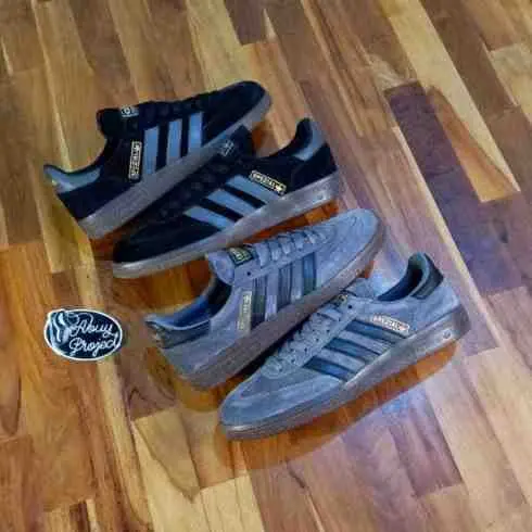 16. Adidas Spezial Grey Black Gum Adidas Handball