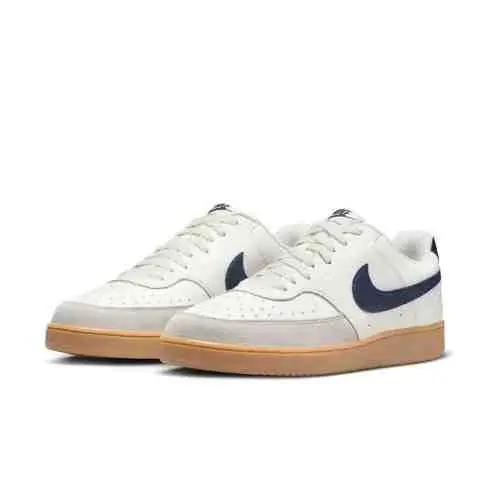 272. Nike Court Vision Sail Gum Light Brown Iron Ore Midnight Navy