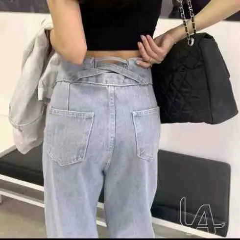No. 8 Kulot Jeans Ikat belakang