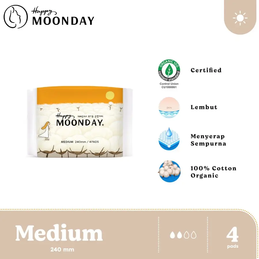Happy Moonday Pembalut Medium