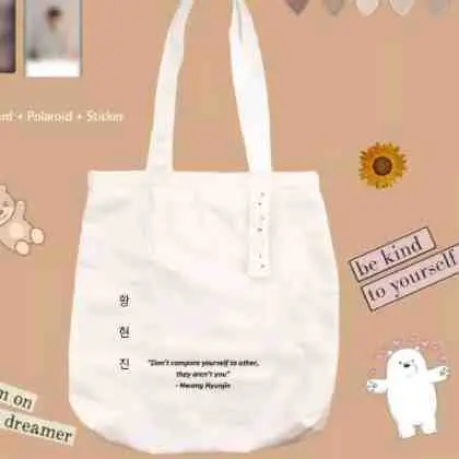 TOTEBAG KANVAS STRAYKIDS VER. 5 