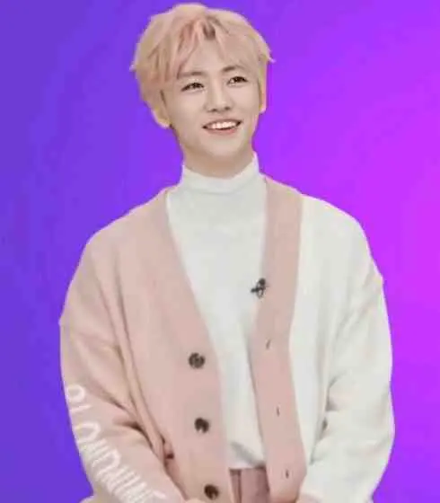 Jaemin Cardigan PinkWhite