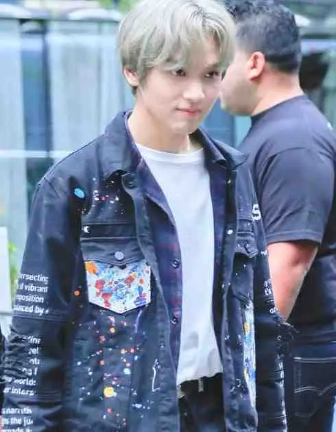 Haechan Denim haindpainted