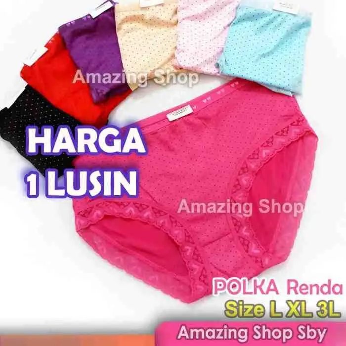 Celana Dalam Lembut Murmer 1 Lusin Rp.64.762