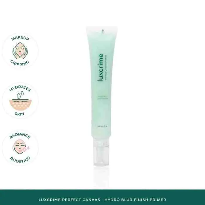 11. Luxcrime Perfect Canvas - Hydro Blur Finish Primer - Mengecilkan Pori & Melembabkan Kulit