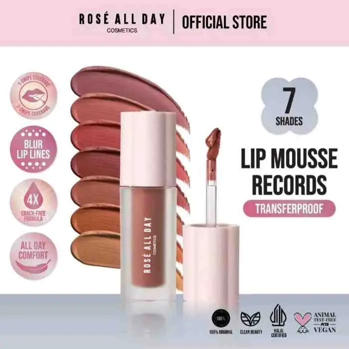 13. Rosé All Day Lip Mousse Records