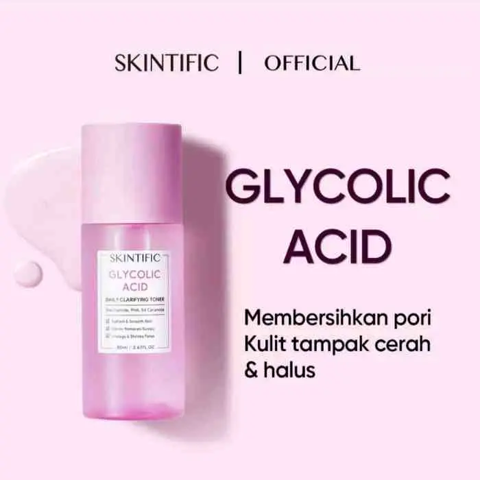 10. SKINTIFIC Glycolic Acid Daily Clarifying Toner 80ml