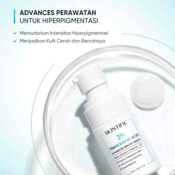 16. SKINTIFIC 3% Tranexamic Acid Advanced Bright Serum 20ML