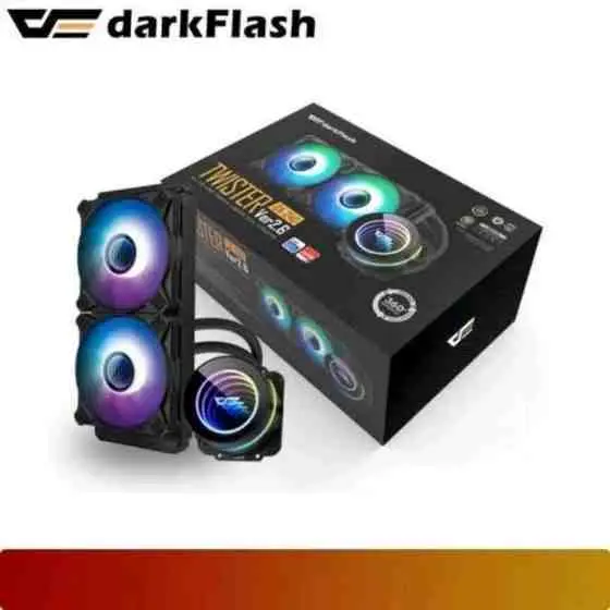 7. Aigo DarkFlash TWISTER DX-240 V2.6 ARGB LED 240mm AIO Liquid Cooler