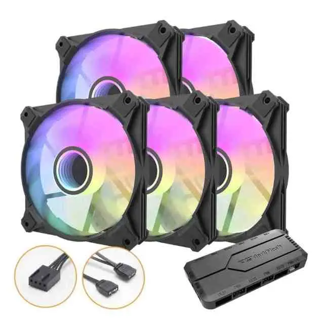 9. DARKFLASH INFINITY 8 ARGB 5IN1 - 120MM CASE FAN CASING