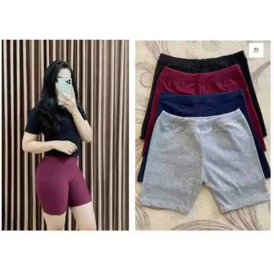 11. Legging pendek / short pants / Lejing sepaha / celana pendek katun (M - L - XL - XXL)