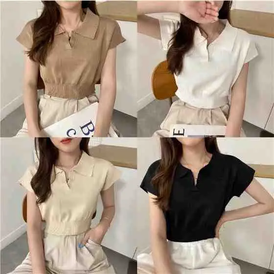 7. ASOKA Cery Top 2115 - Polo Top - Crop Top - Atasan Wanita