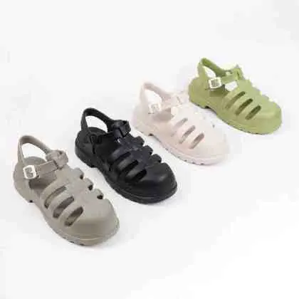 18. Blow BIRKIN 0009 Keith Chalk Platform Gladiator Eva Phylon Sandal Wanita Tinggi 4cm