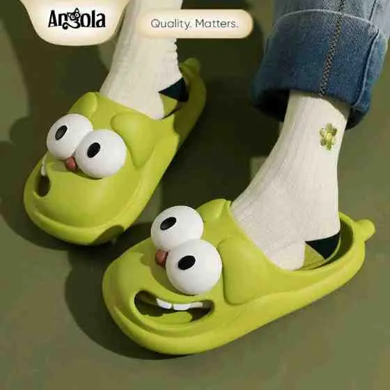 26. Angola Sendal Slip On EVA Little Dog H27 Sandal Santai/Jalan Import Korea Anti Slip