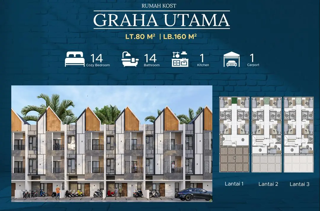 Graha Utama 14 kamar - Ruksot