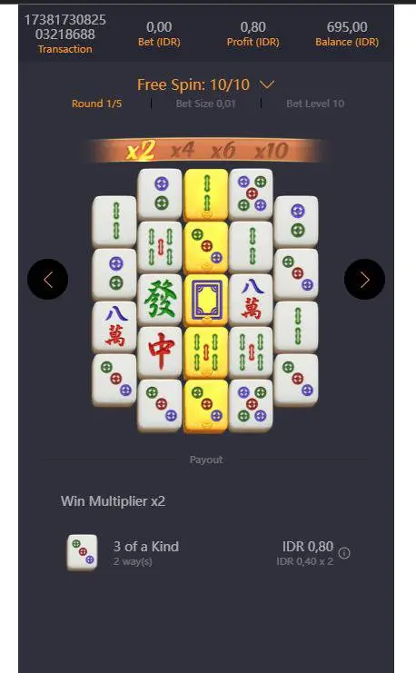 JACKPOT MAHJONG WAYS 22 Desember 23