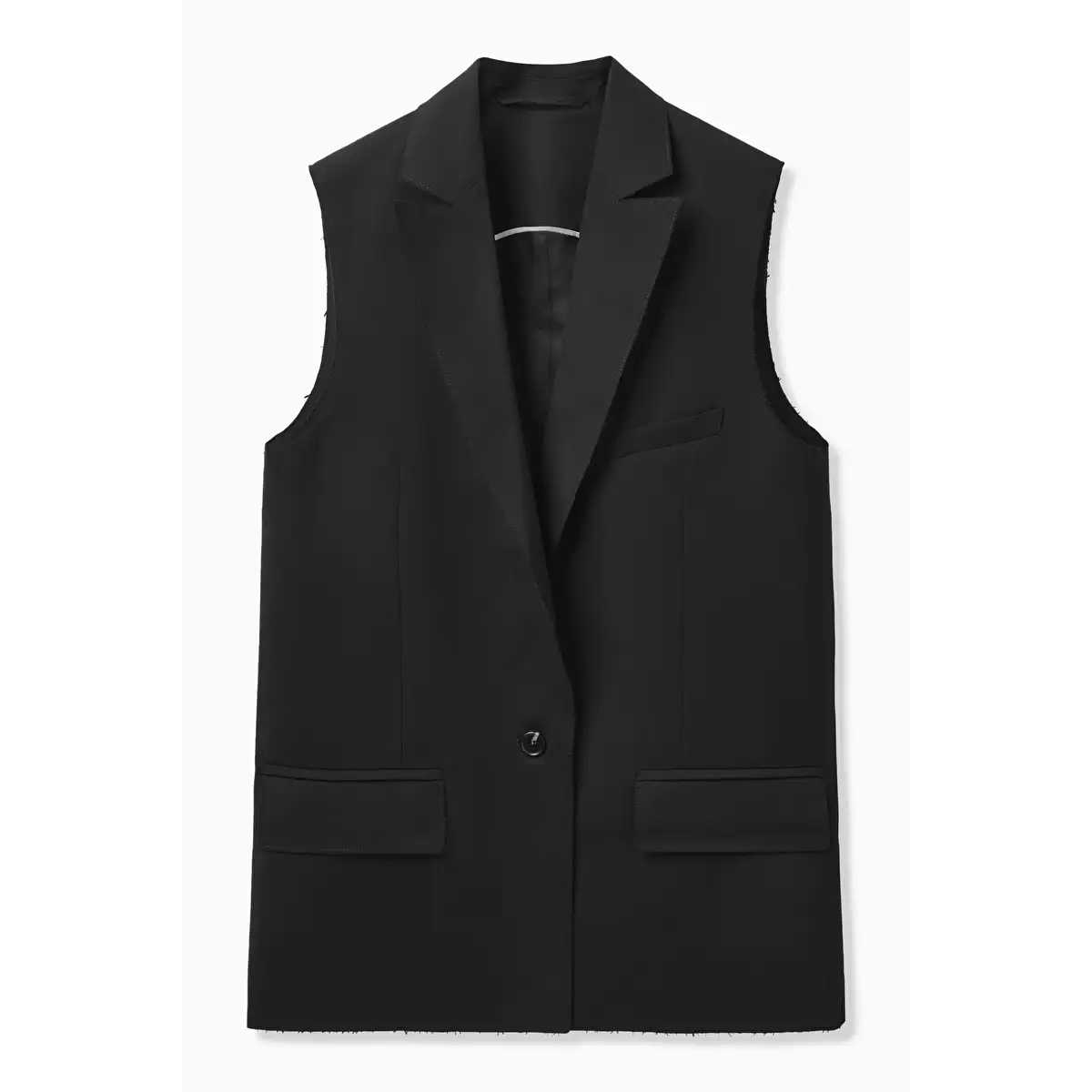 Regular-fit Sleeveless Blazer (COS)