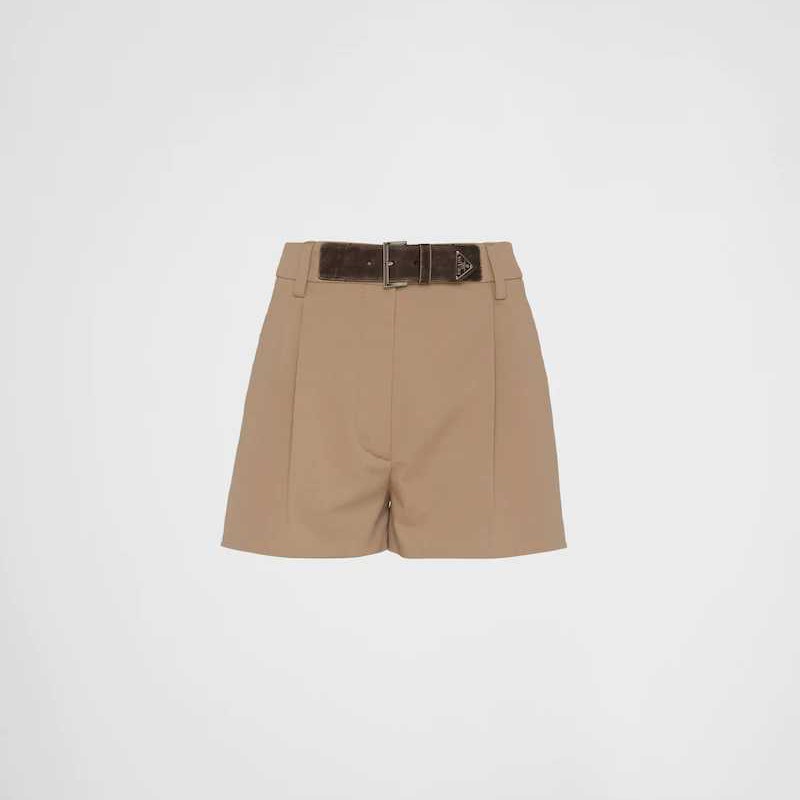 Gabardine Shorts