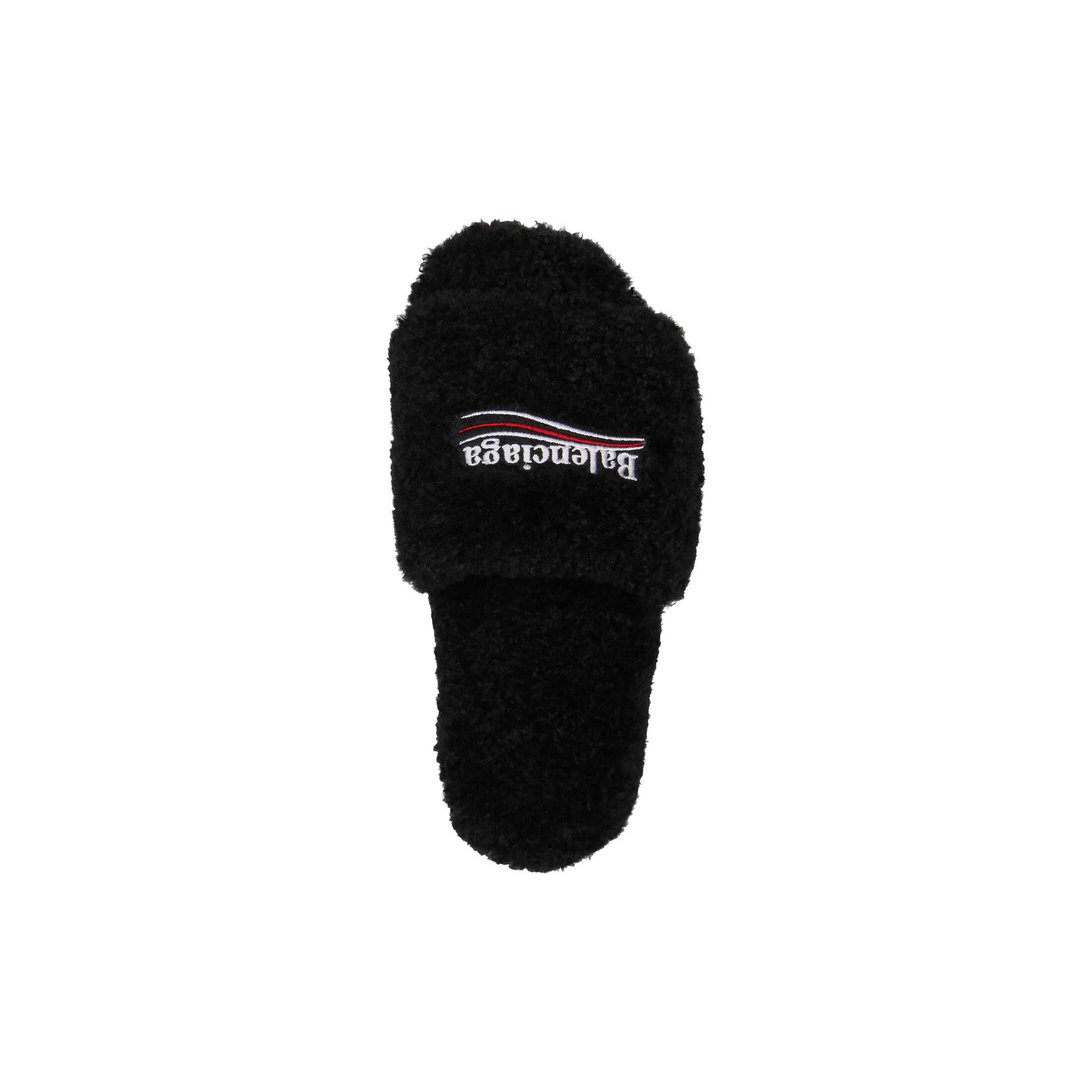 Furry Slide Sandal
