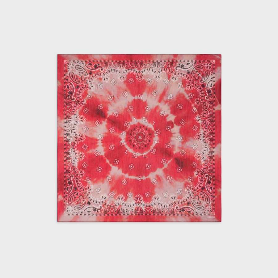 Cotton/Silk Tye-dye Bandana 