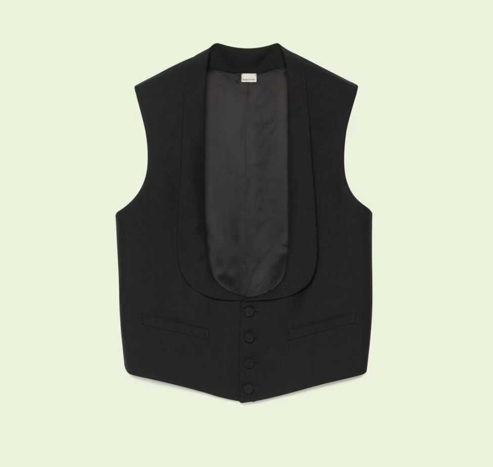 Wool Mohair Formal Vest