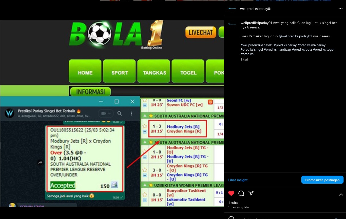 Testimoni Grup WellPrediksiParlay