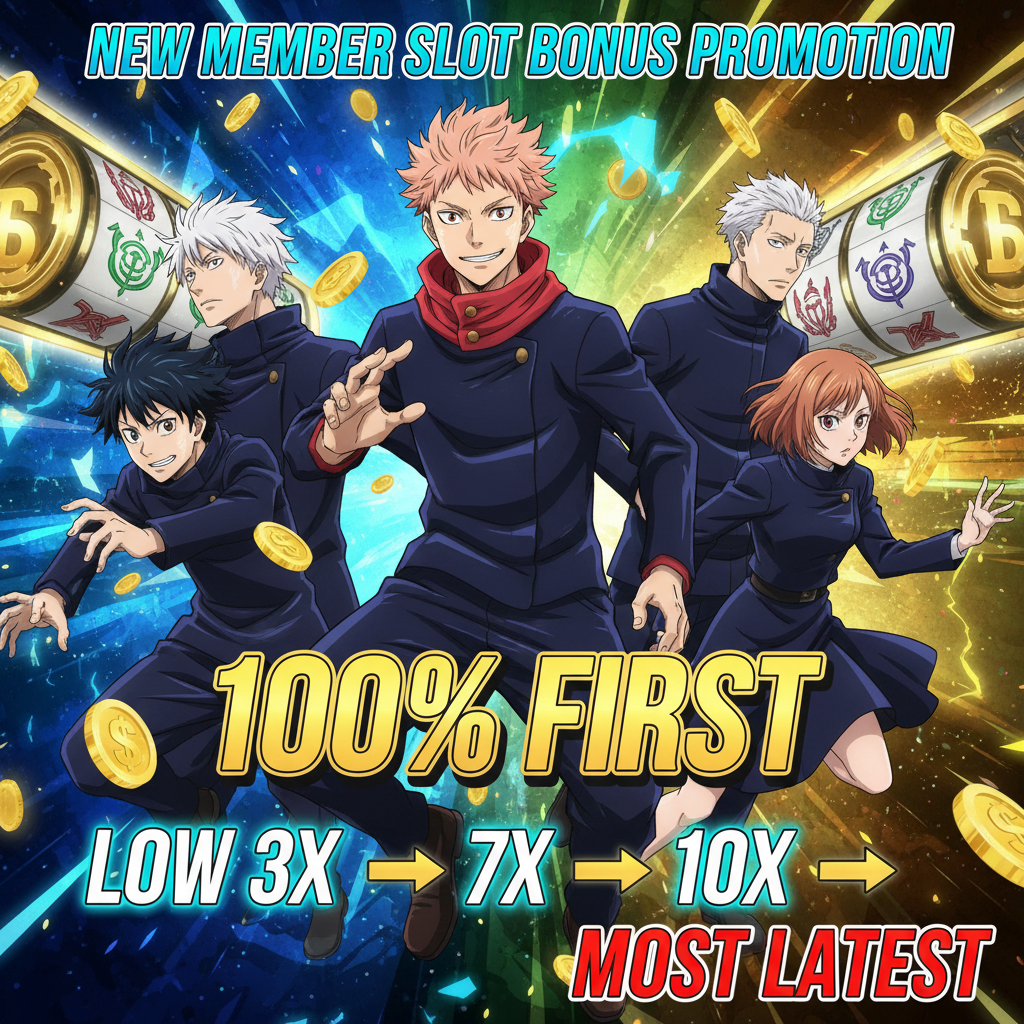 PROMO SLOT BONUS NEW MEMBER 100 DI AWAL TO RENDAH 3X 7X 10X PALING TERBARU