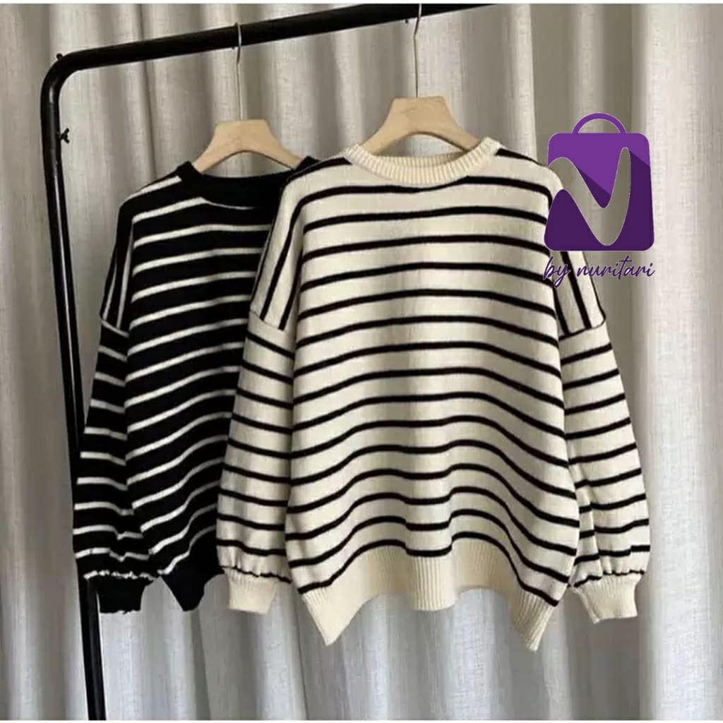 6. rajut strip balon