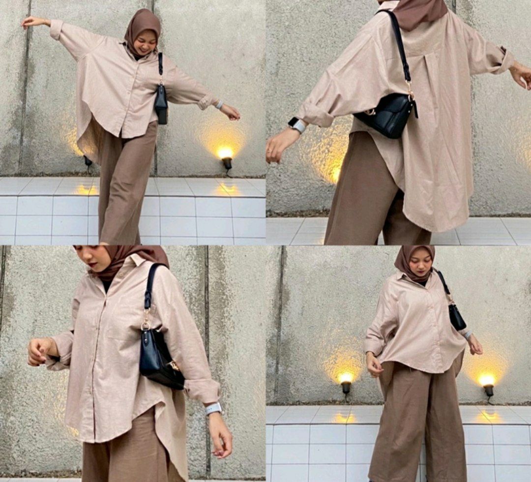 31. kemeja linen ovsize