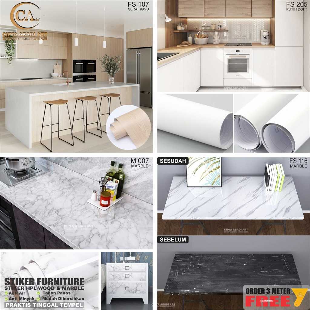 Stiker Marmer Glossy