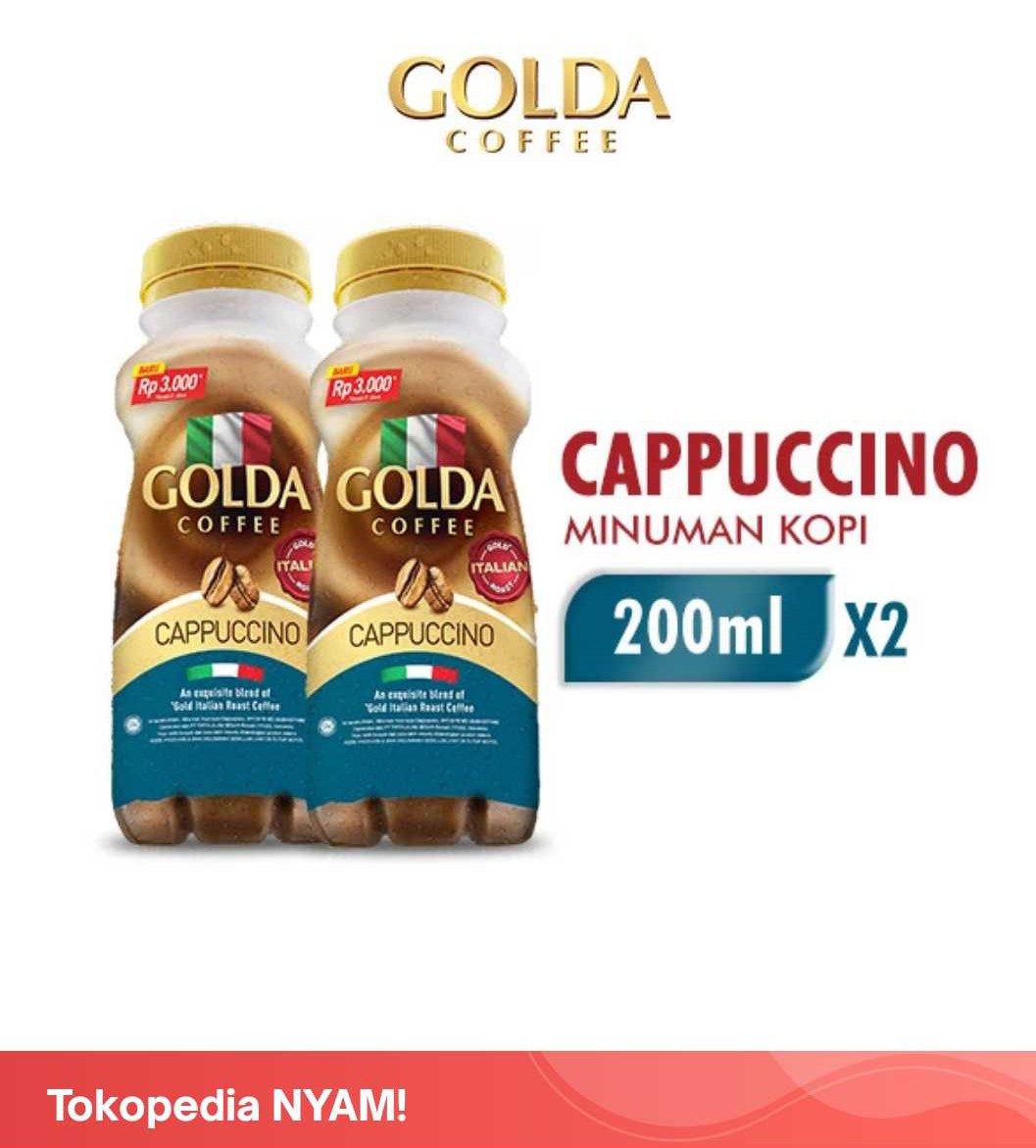 Golda Kopi Cappucino 200ml (2 pcs)