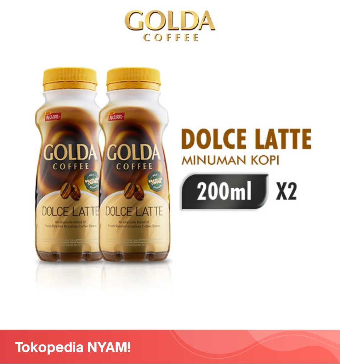 Golda Kopi Dolce Latte 200ml (2 pcs)