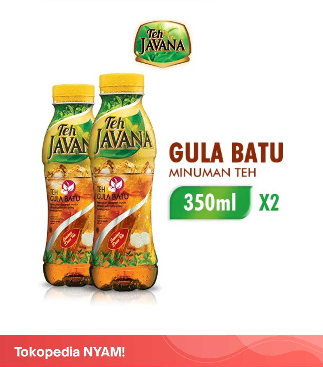 Teh Javana Gula Batu 350ml (2 pcs)