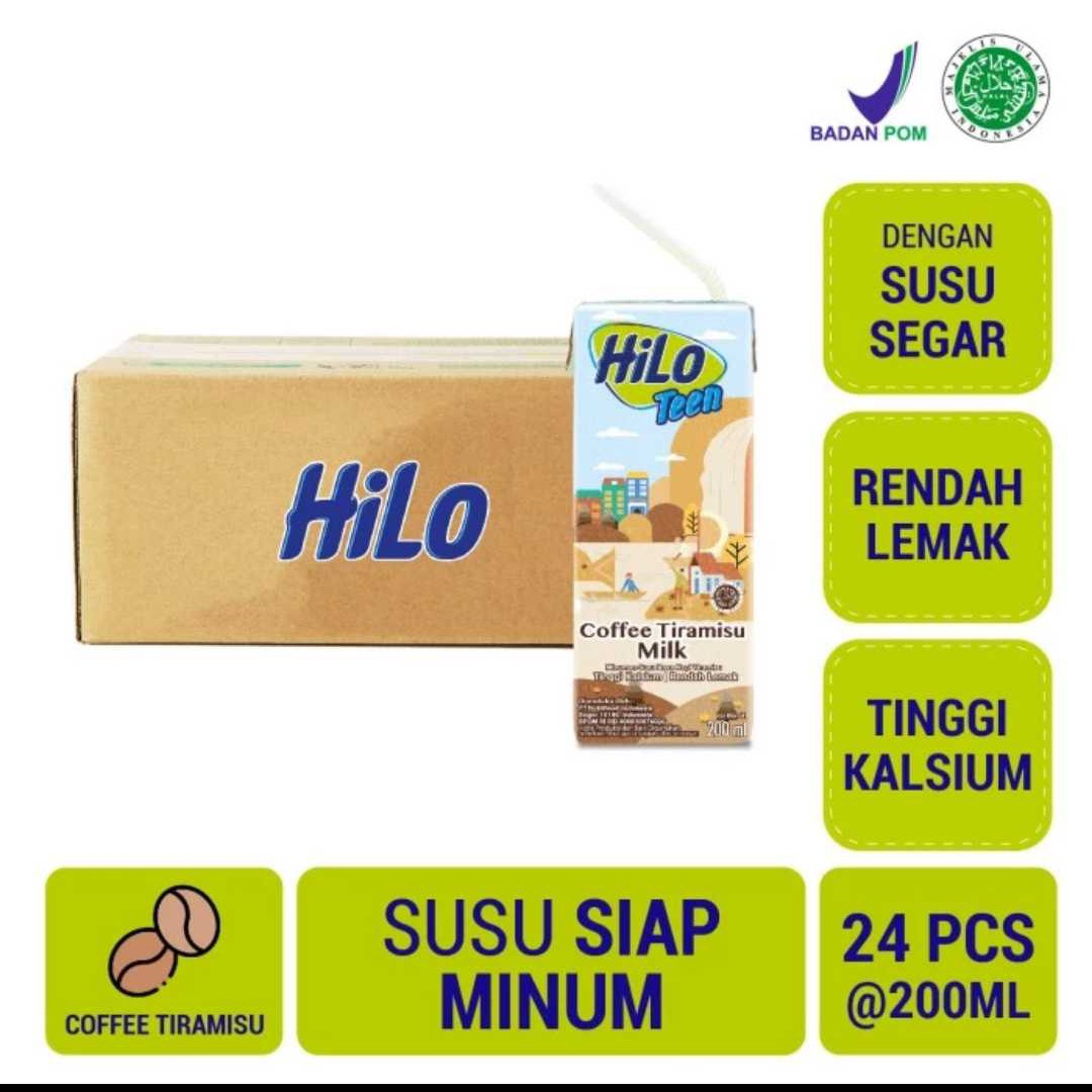 1 Dus Hilo Teen Coffe Tiramisu 200ml (24 pcs)