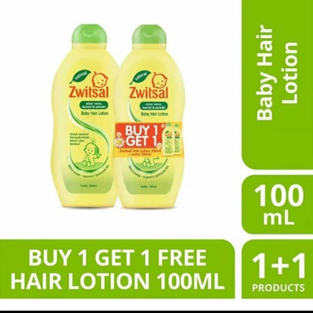 Zwitsal Hair Lotion Buy 1 Get 1 (100+100ml)