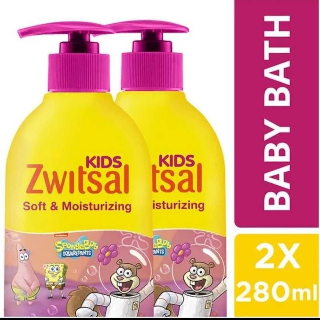 Zwitsal Kid's Baby Bath Pink 280ml