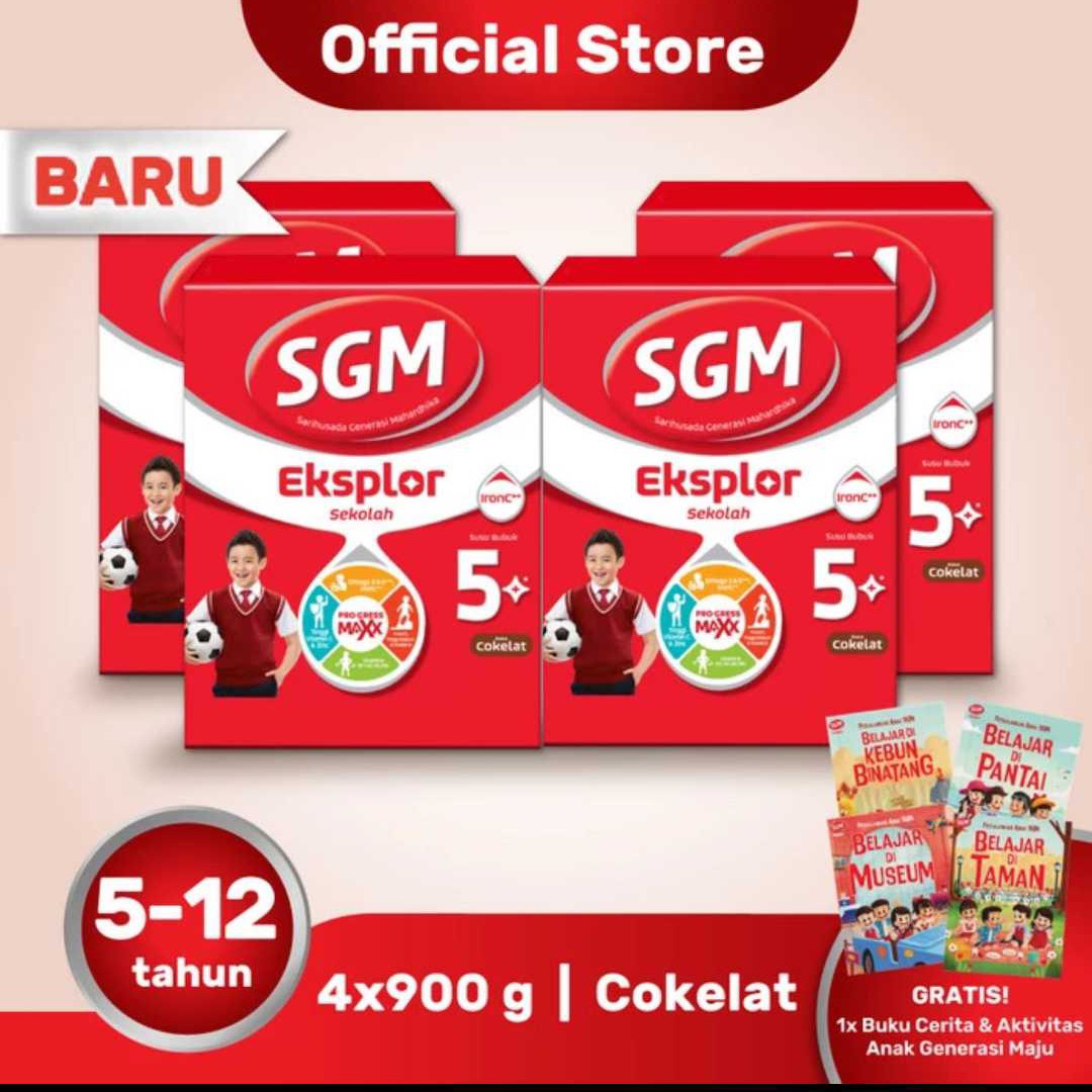 Free Buku Cerita Paket 4 SGM Eksplor 5+ Coklat 900gr