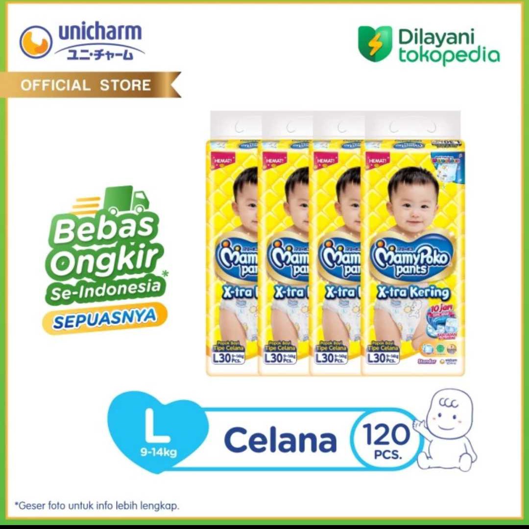 MamyPoko Std L 30 (1 karton/4 Bags)