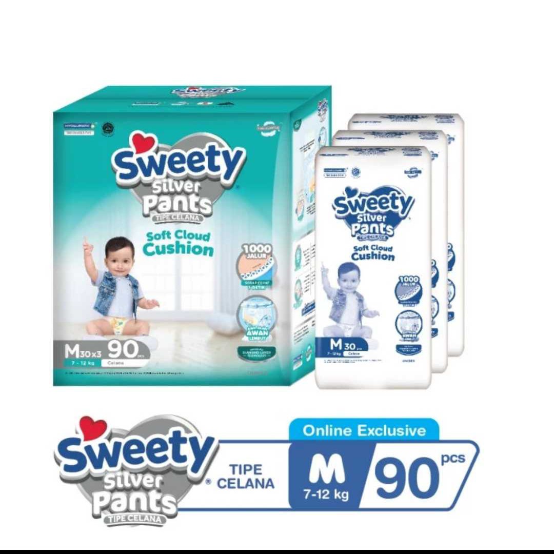 Sweety Silver M 30 (1 karton/3 Bags)