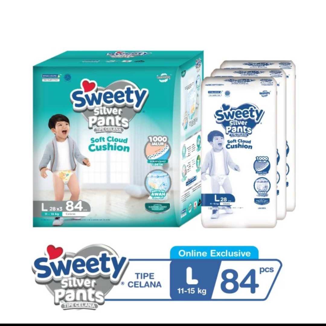 Sweety Silver L 28 (1 karton/3 Bags)