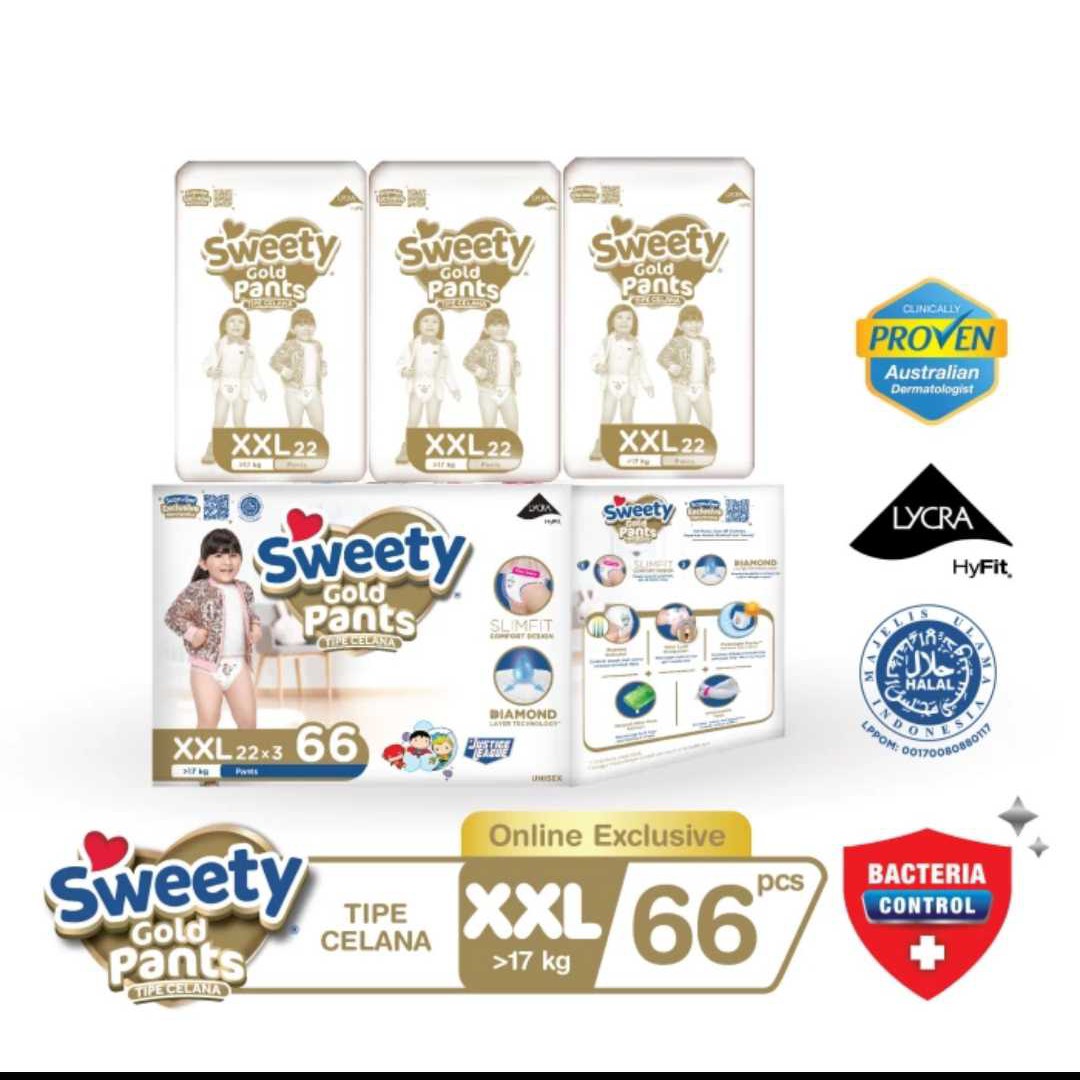 Sweety Gold Comport XXL 22 (1 karton/3 Bags)