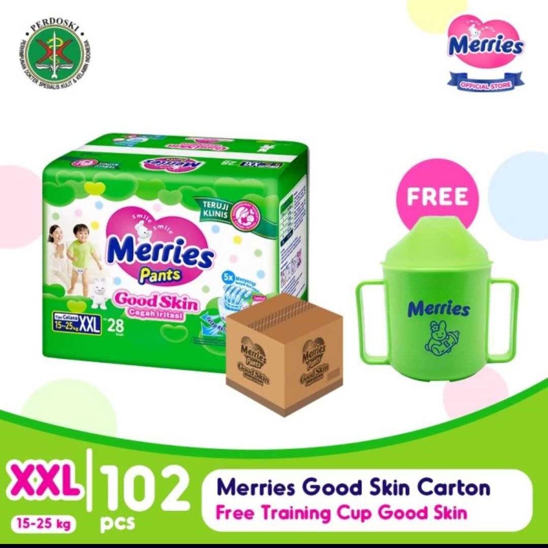 1 Karton Merries Good Skin XXL 28 (isi 4)