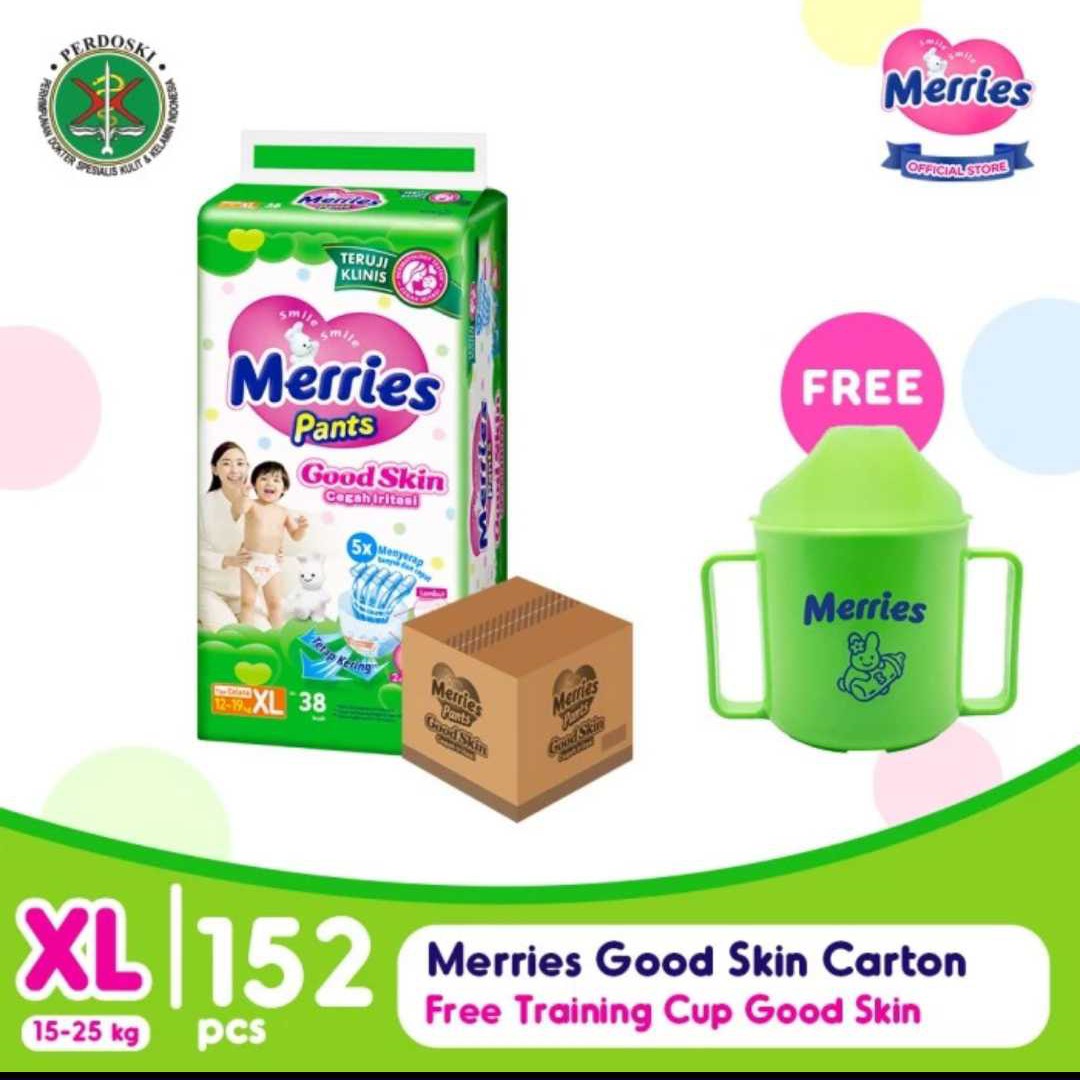 1 Karton Free Gift Jumbo Merries XL 38